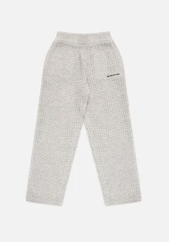 MKI CHUNKY RIB KNIT WIDE LEG JOGGERS