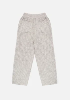MKI CHUNKY RIB KNIT WIDE LEG JOGGERS
