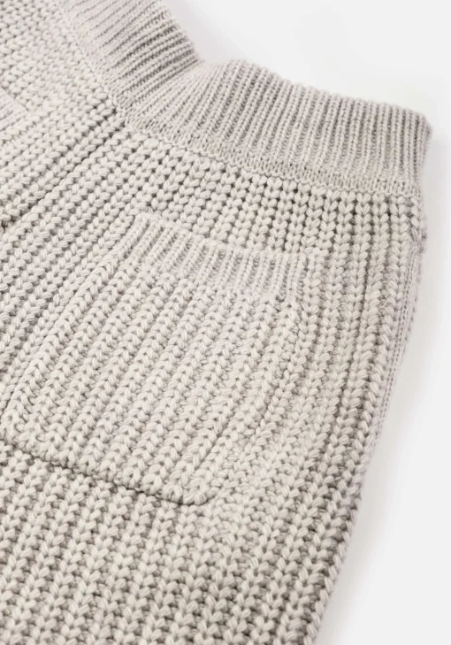 MKI CHUNKY RIB KNIT WIDE LEG JOGGERS