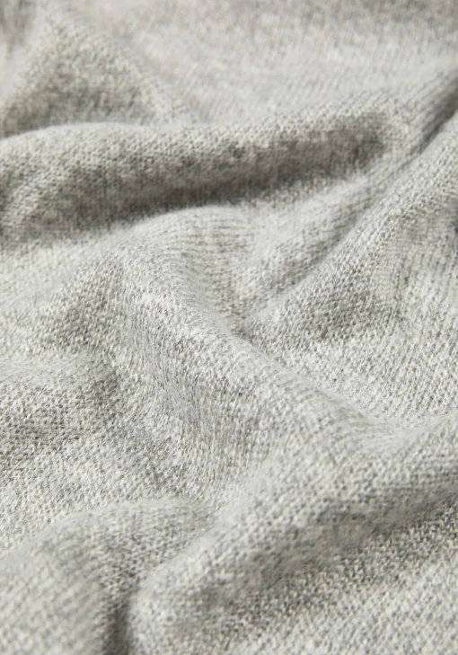 MKI LIGHTWEIGHT MOHAIR KNIT POLO LONGSLEEVE