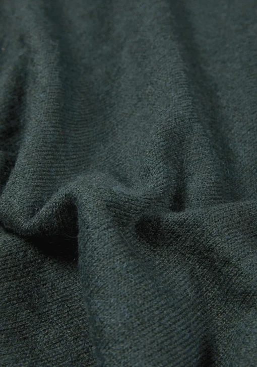 MKI LIGHTWEIGHT MOHAIR KNIT POLO LONGSLEEVE