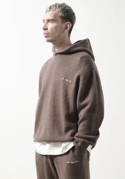 MKI MOHAIR BLEND KNIT HOODY