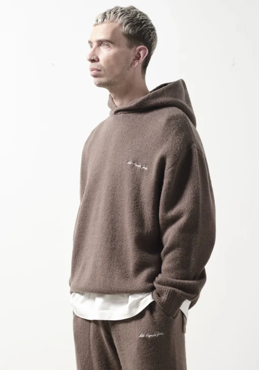 MKI MOHAIR BLEND KNIT HOODY