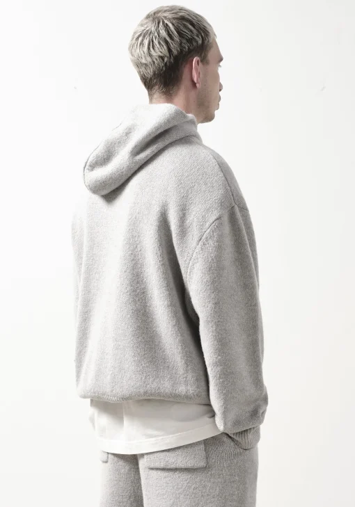 MKI MOHAIR BLEND KNIT HOODY