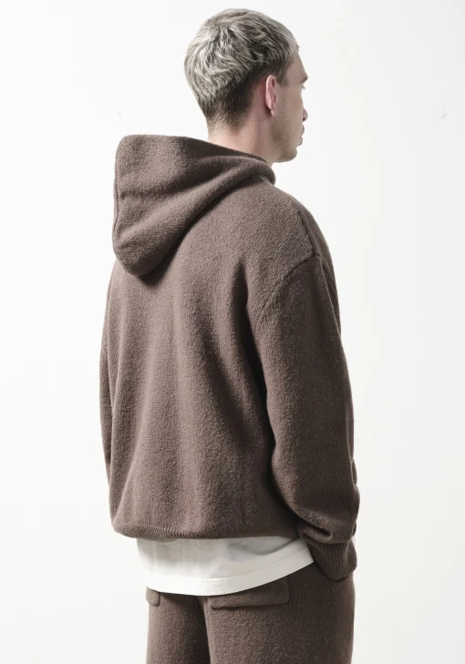 MKI MOHAIR BLEND KNIT HOODY