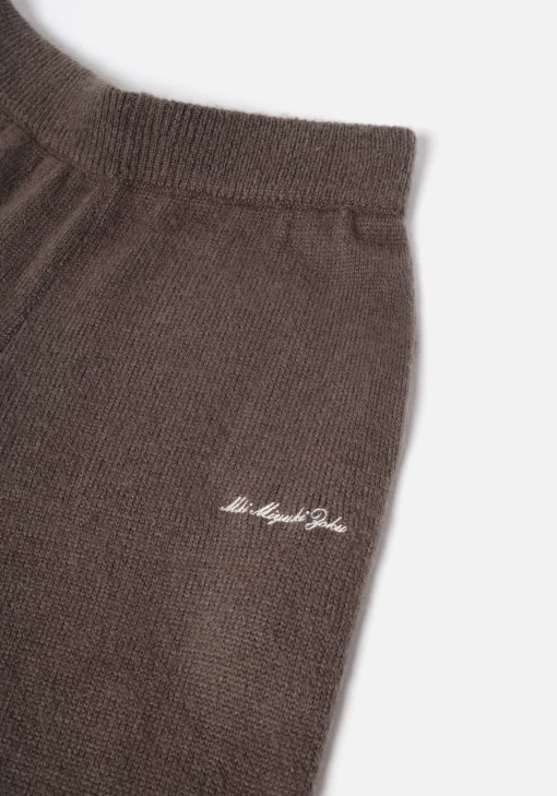 MKI MOHAIR BLEND KNIT TROUSERS