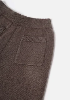 MKI MOHAIR BLEND KNIT TROUSERS
