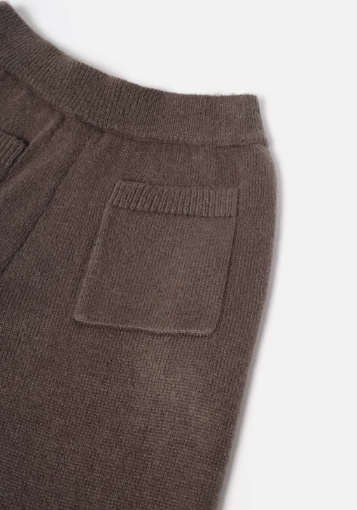 MKI MOHAIR BLEND KNIT TROUSERS