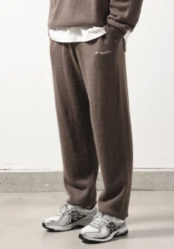 MKI MOHAIR BLEND KNIT TROUSERS