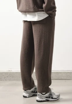 MKI MOHAIR BLEND KNIT TROUSERS
