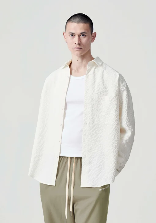 MKI SEERSUCKER DRESS SHIRT